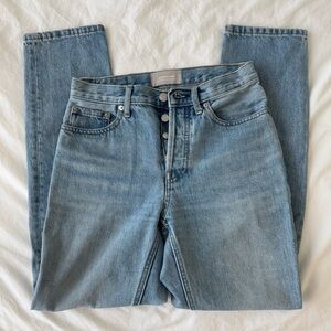 Everlane High Rise Cheeky Straight Jean